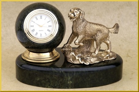 Подарок на год собаки 2018 сувенир часы Собака