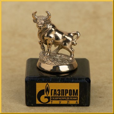 Фигурка "Бык" №1 c логотипом. ЗВОНИТЕ!