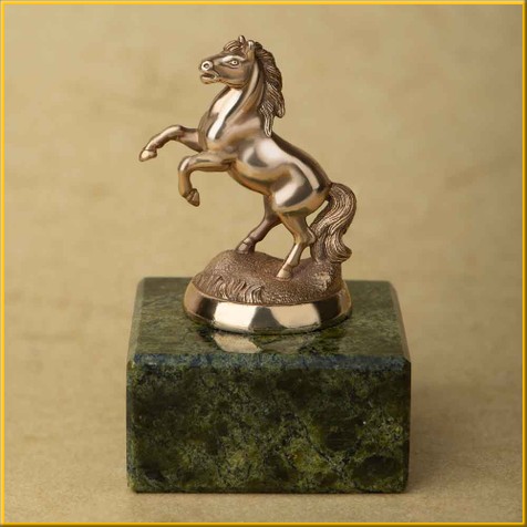 Фигурка Лошадь №1 на змеевике