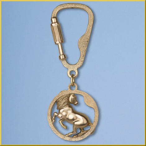 Подарок Лошадь на год Лошади сувенир брелок из бронзы