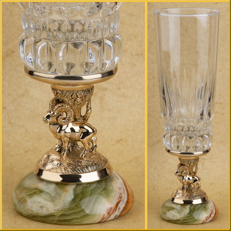 Бокал "Овен" на ониксе