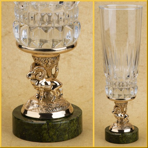 Бокал "Овен" на змеевике