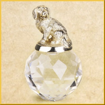 Фигурка (статуэтка) на хрустальном шаре "Собака №1"