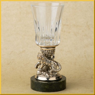 Рюмка "Тигр" на змеевике