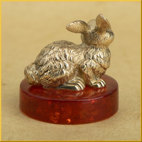 Подарок к году Кролик, символ года 2023 фигурка Кролик