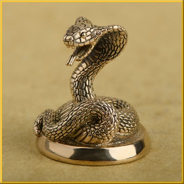 Фигурка (статуэтка) без камня "Змея №1" new